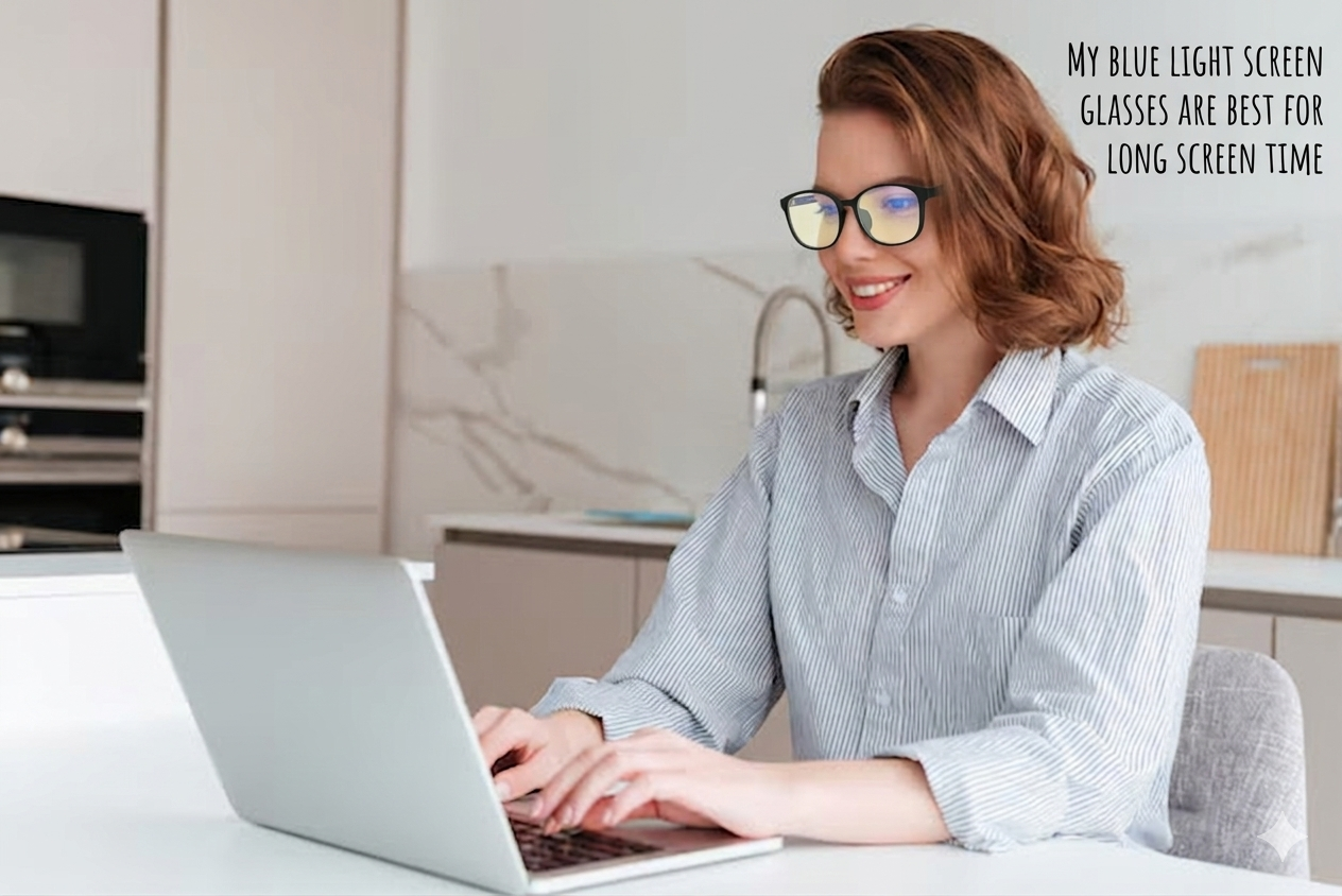 Screen Glasses – UV & Blue Light Protection