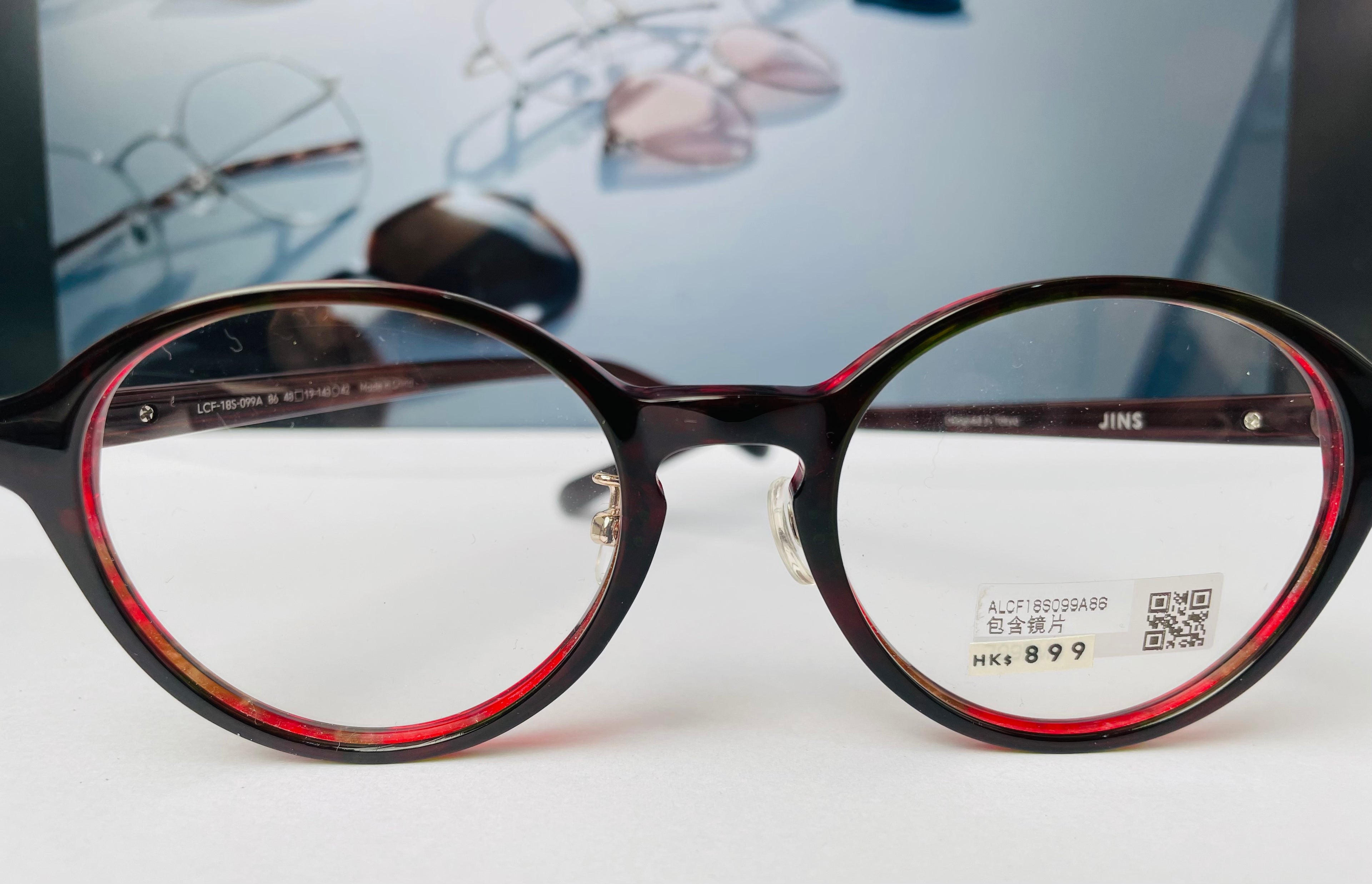 Jins GLASSES LCF 18S (078)