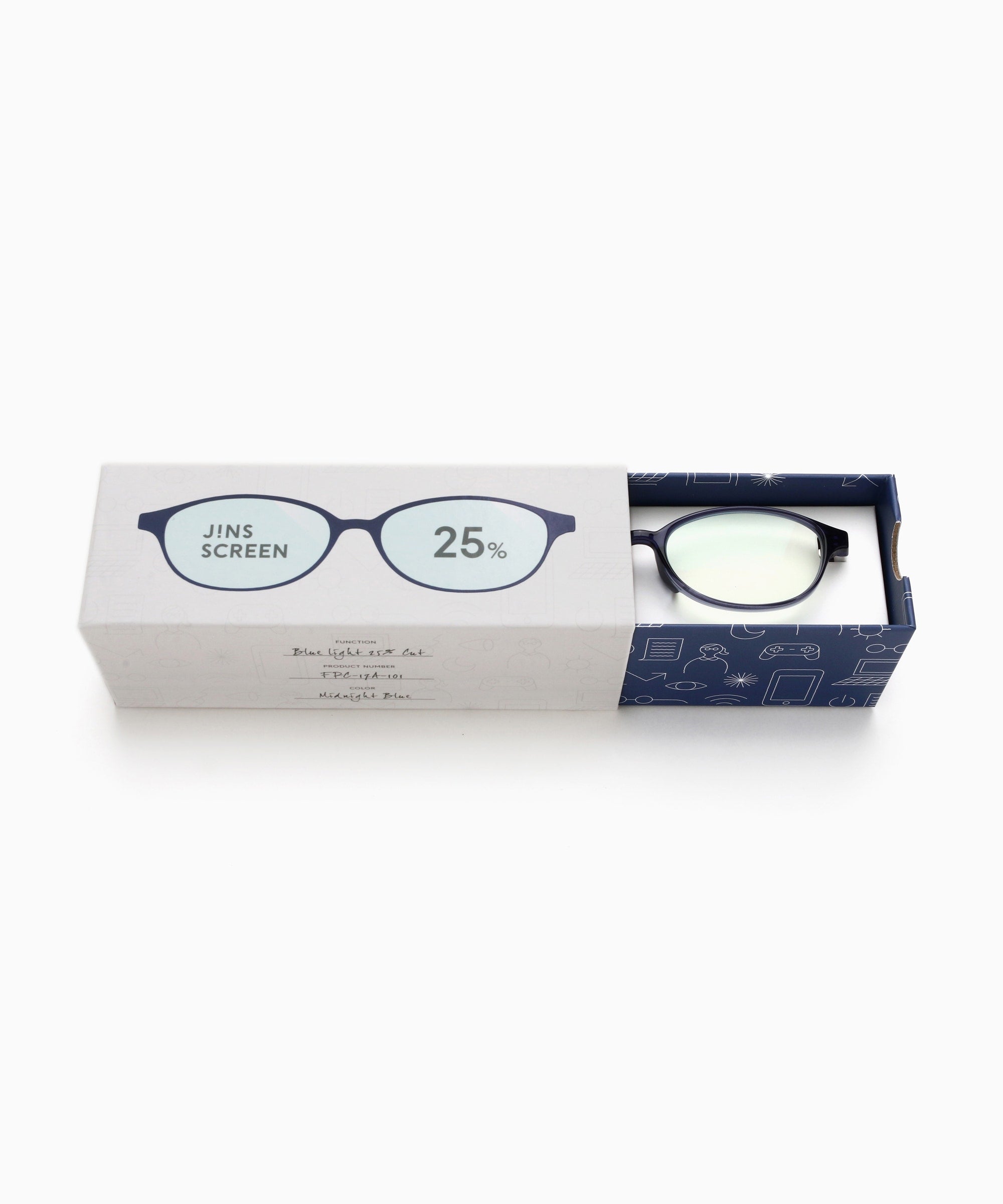 JINS SCREEN GLASSES 25%CUT FPC-17A-101