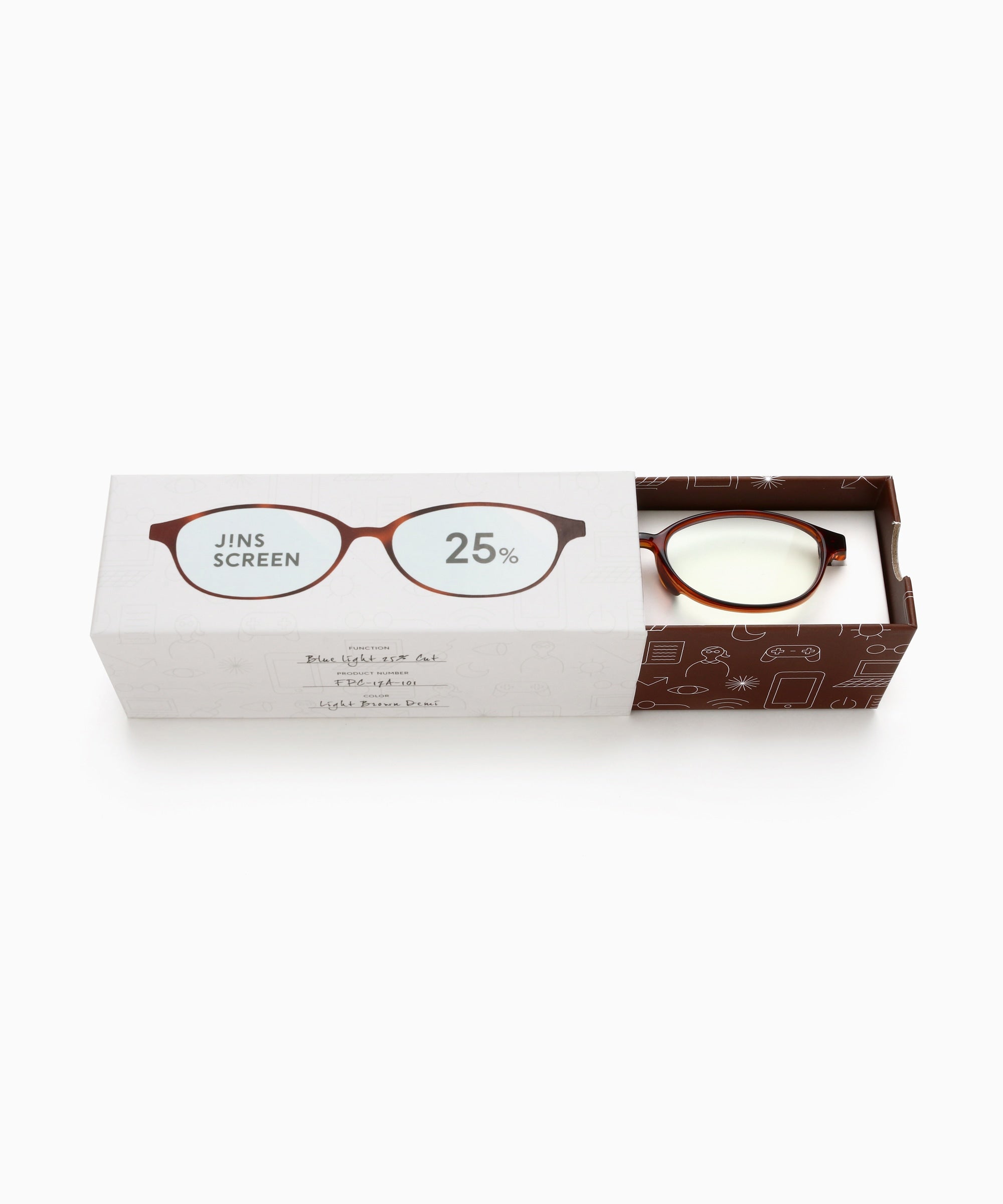 JINS SCREEN GLASSES 25%CUT FPC-17A-101