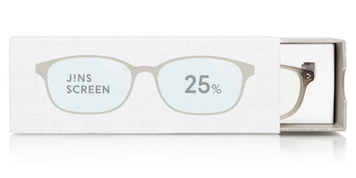 JINS SCREEN GLASSES 25%CUT Boxed U102 FPC-17A-102