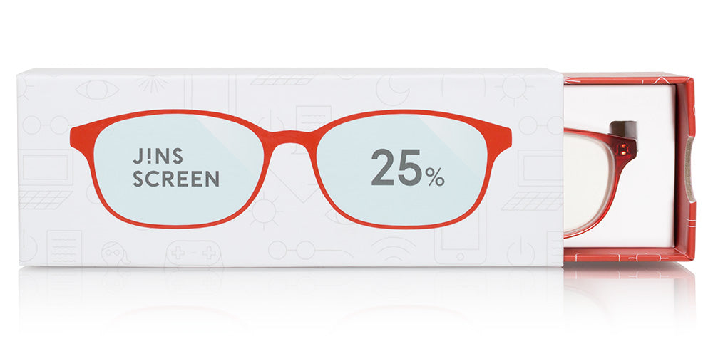 JINS SCREEN GLASSES 25%CUT Boxed U102 FPC-17A-102