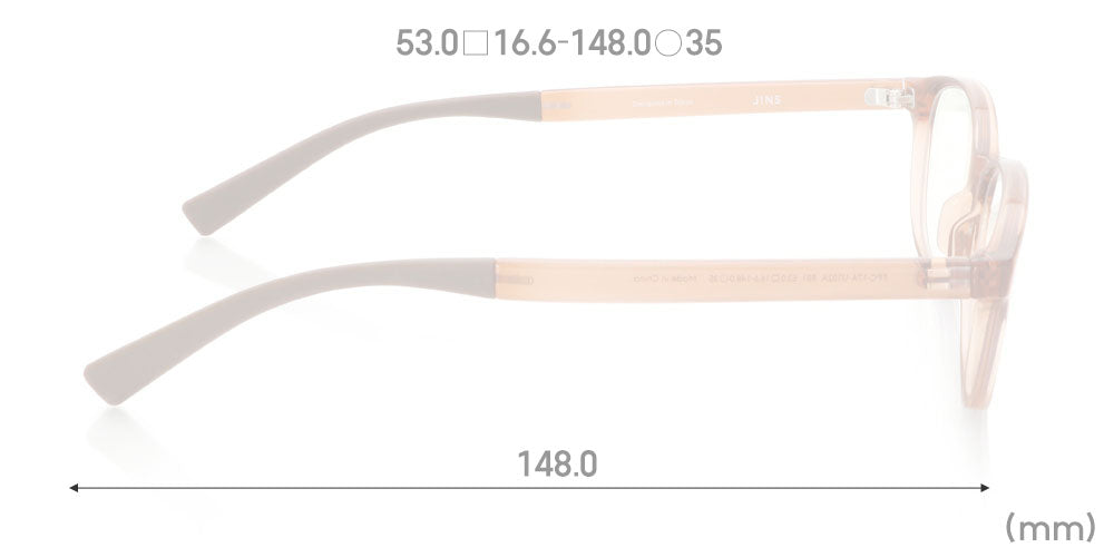 JINS SCREEN GLASSES 25%CUT Boxed U102 FPC-17A-102