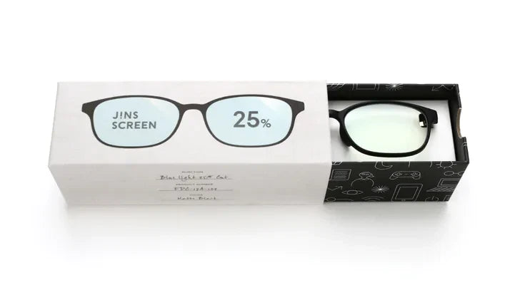 JINS SCREEN GLASSES 25%CUT Boxed U102 FPC-17A-102
